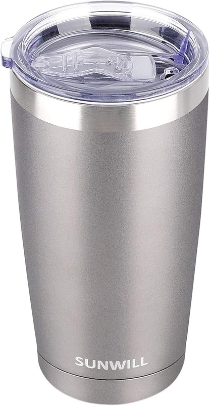 Coffee Tumbler, 20 oz Insulated Travel Mug Stainless Steel