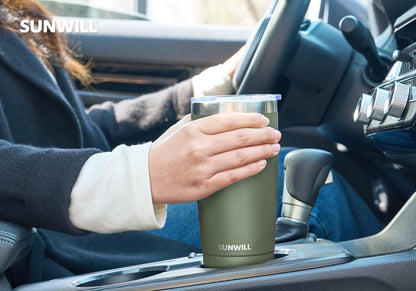 Coffee Tumbler, 20 oz Insulated Travel Mug Stainless Steel