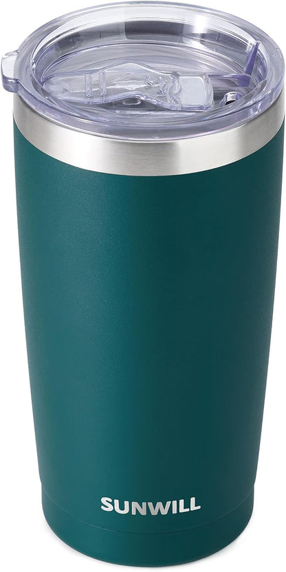 Coffee Tumbler, 20 oz Insulated Travel Mug Stainless Steel