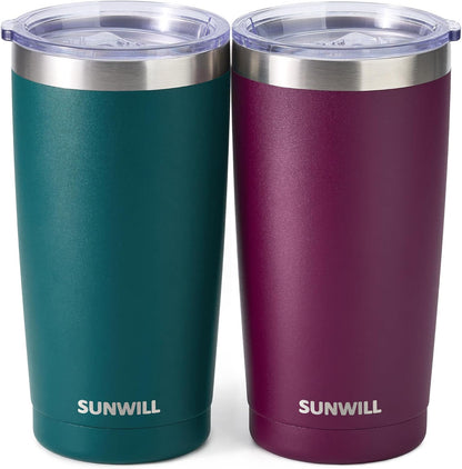 Coffee Tumbler, 20 oz Insulated Travel Mug Stainless Steel