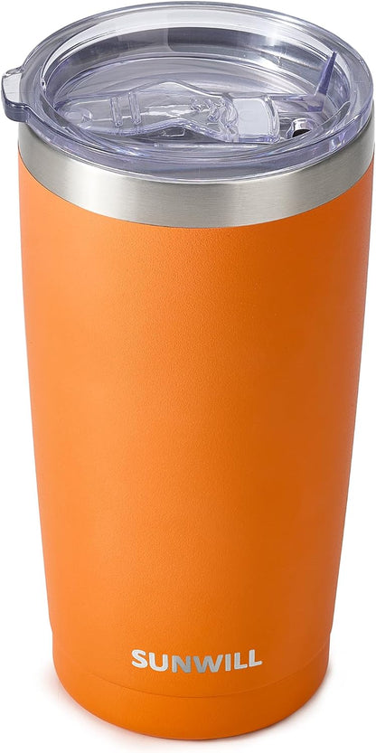 Coffee Tumbler, 20 oz Insulated Travel Mug Stainless Steel