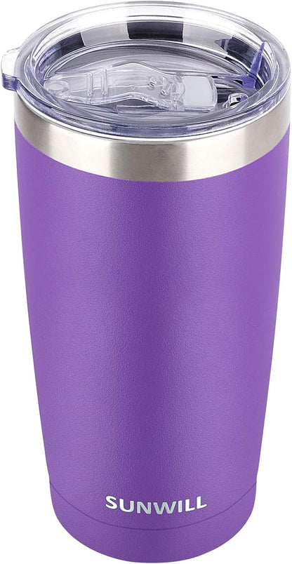 Coffee Tumbler, 20 oz Insulated Travel Mug Stainless Steel