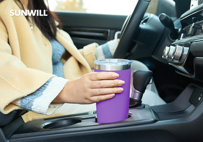 Coffee Tumbler, 20 oz Insulated Travel Mug Stainless Steel