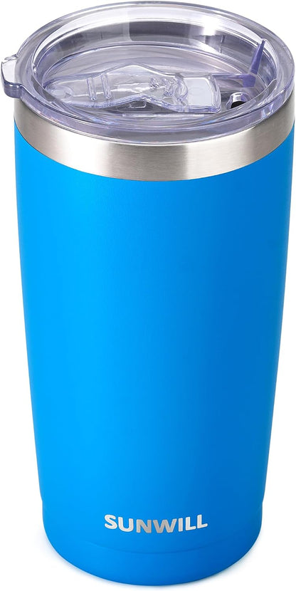 Coffee Tumbler, 20 oz Insulated Travel Mug Stainless Steel