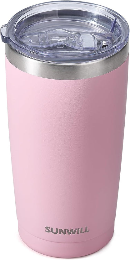 Coffee Tumbler, 20 oz Insulated Travel Mug Stainless Steel
