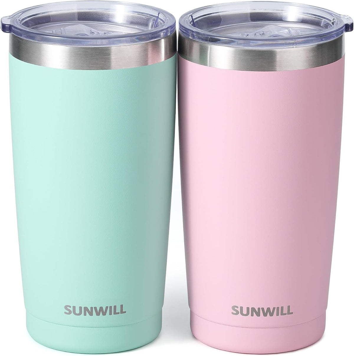 Coffee Tumbler, 20 oz Insulated Travel Mug Stainless Steel