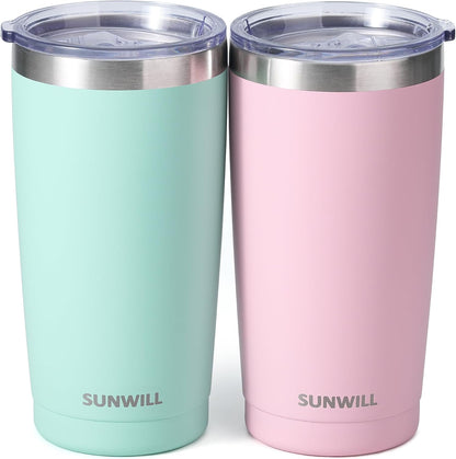 Coffee Tumbler, 20 oz Insulated Travel Mug Stainless Steel