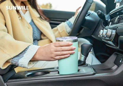 Coffee Tumbler, 20 oz Insulated Travel Mug Stainless Steel