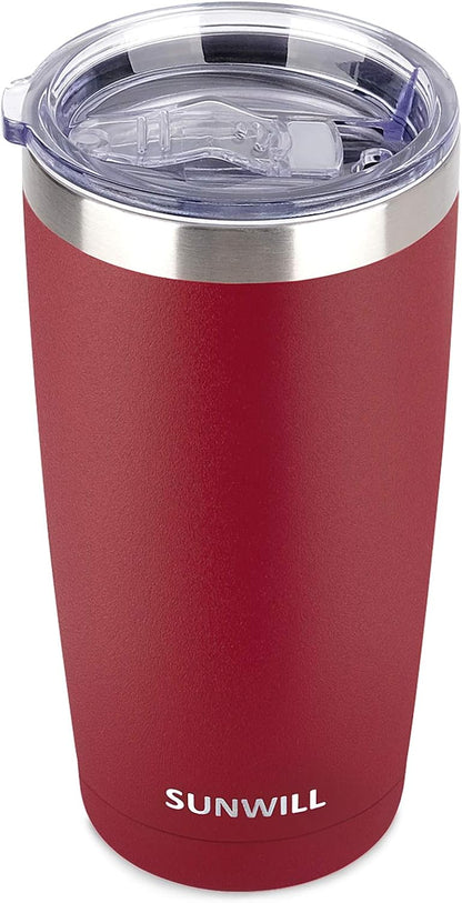 Coffee Tumbler, 20 oz Insulated Travel Mug Stainless Steel