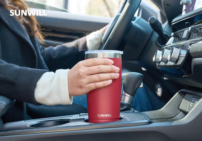 Coffee Tumbler, 20 oz Insulated Travel Mug Stainless Steel