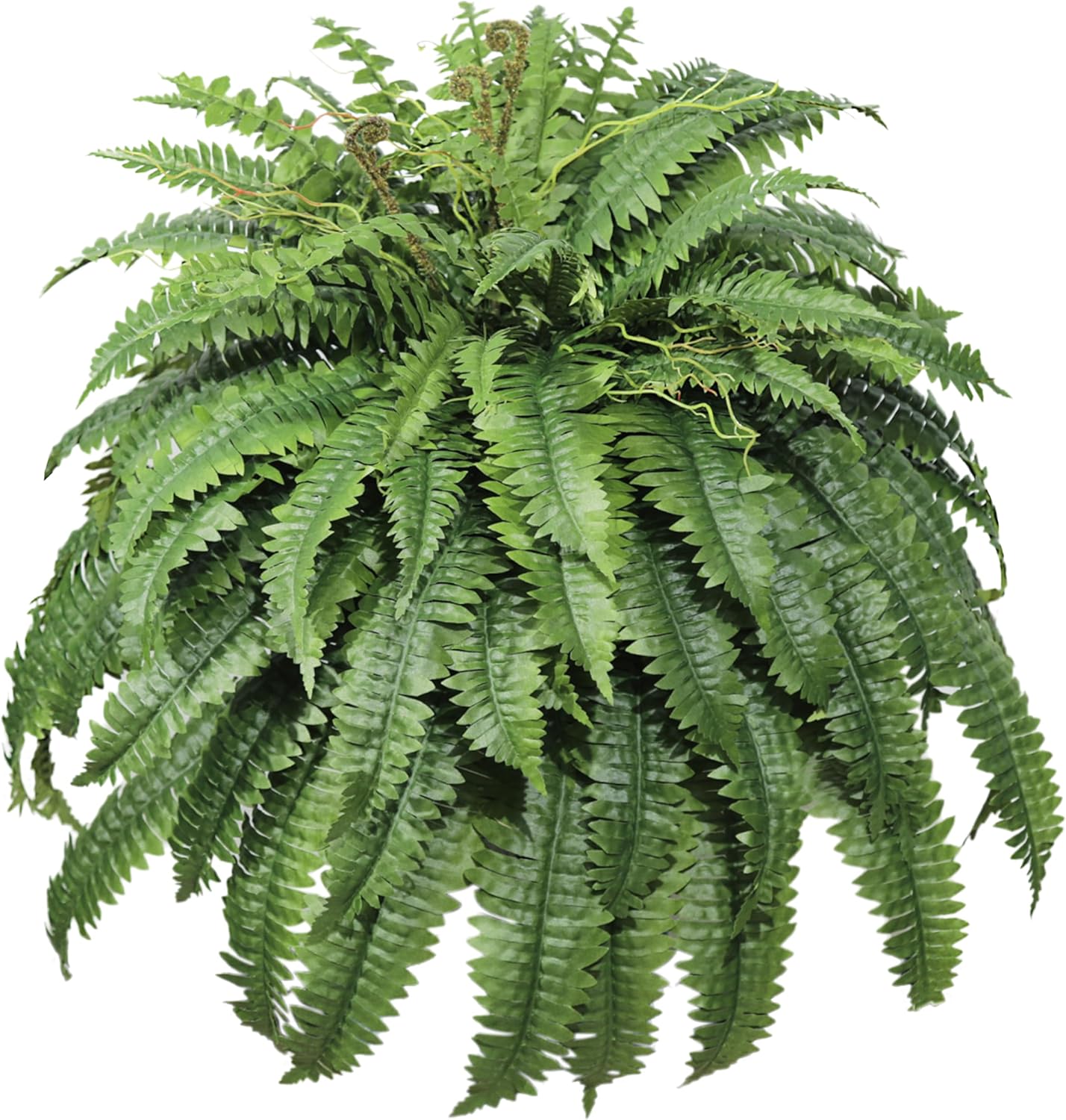 Large Artificial Fern for Outdoors, 100 Branches Fake Ferns Artificial Plants, Large Faux Ferns Outdoor Plants, Suitable for Planter Garden Porch Living Room Decor