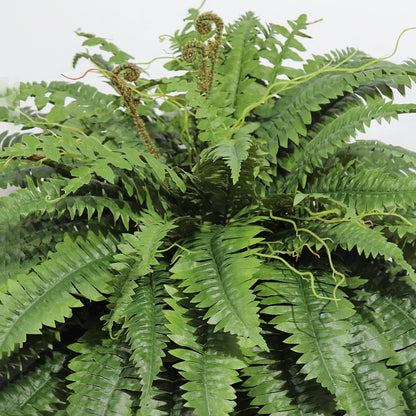 Large Artificial Fern for Outdoors, 100 Branches Fake Ferns Artificial Plants, Large Faux Ferns Outdoor Plants, Suitable for Planter Garden Porch Living Room Decor