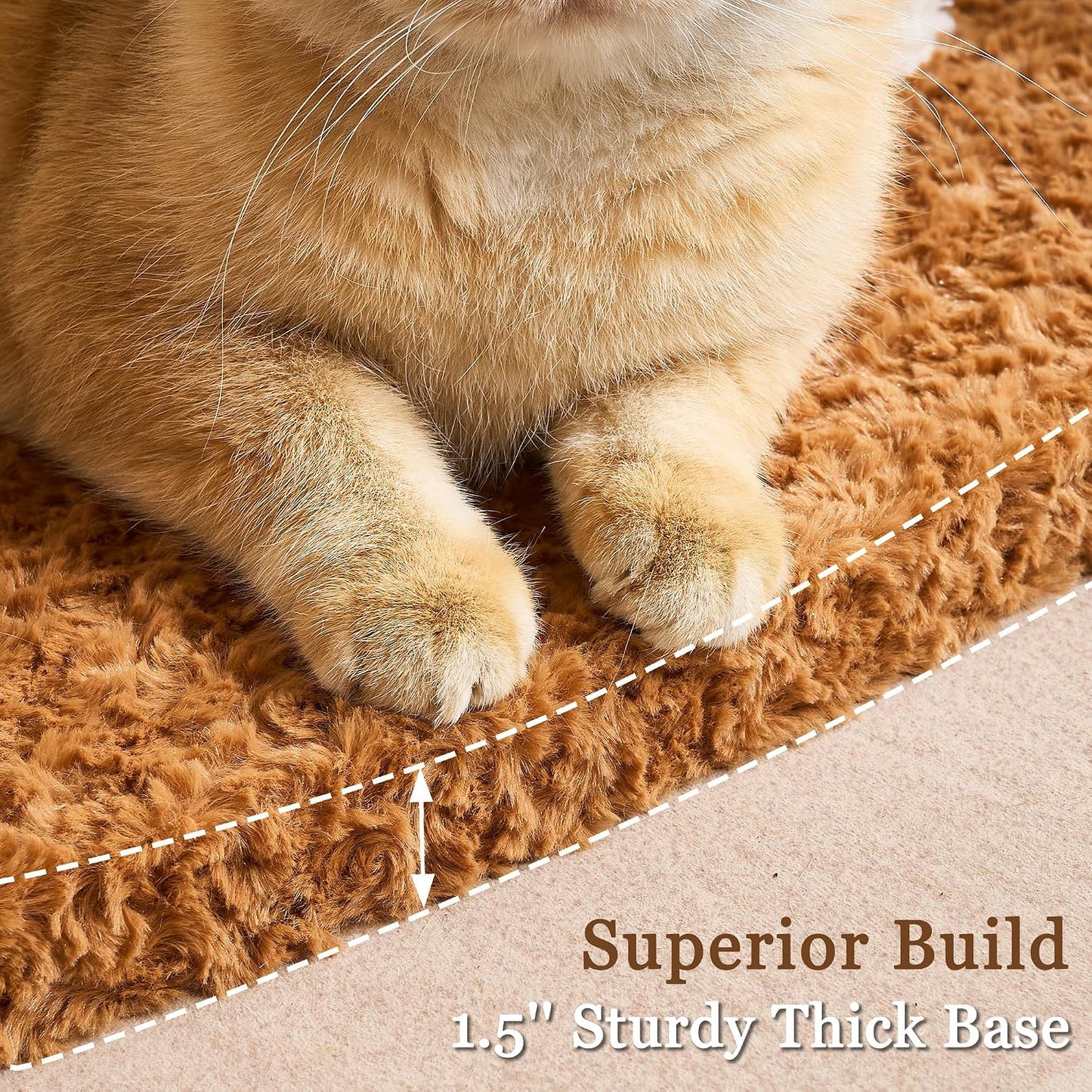Modern Cat Tree Tower for Indoor Cats Large Adult, 37 inch Brown Flower Cat Tree with Scratching Post, Luxury Aesthetic Cat Tree with Cloud-Soft Flower Perches and Physical Mouse-Sound Hanging Toy