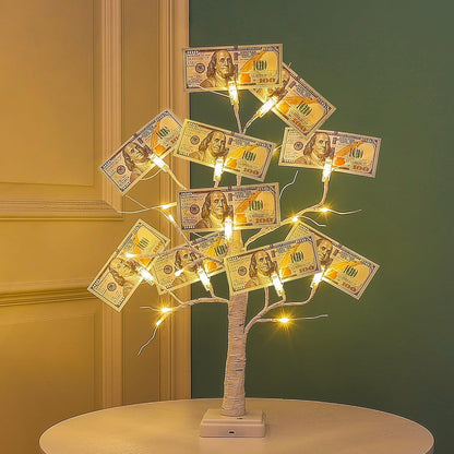 Lighted Maple Fall Tree Autumn Thanksgiving Tabletop Decor
