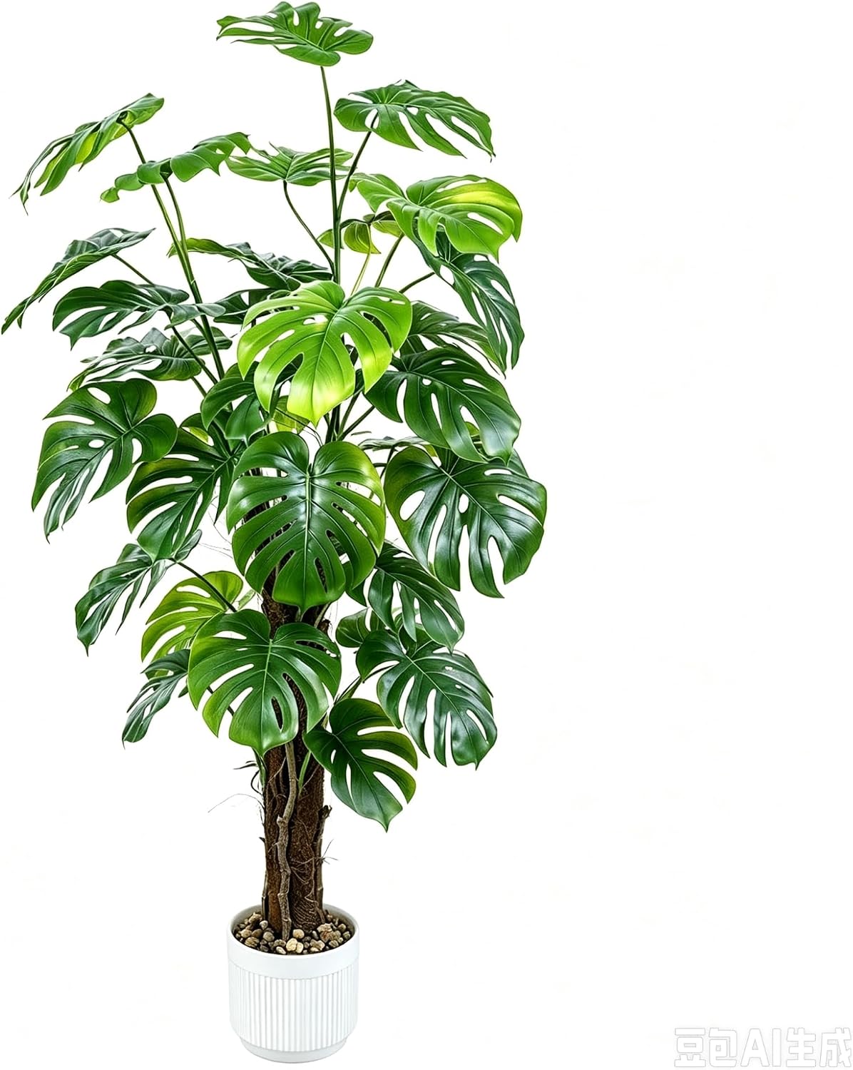 5ft Artificial Monstera Deliciosa Plant with Moss Pole