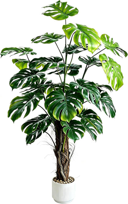 5ft Artificial Monstera Deliciosa Plant with Moss Pole