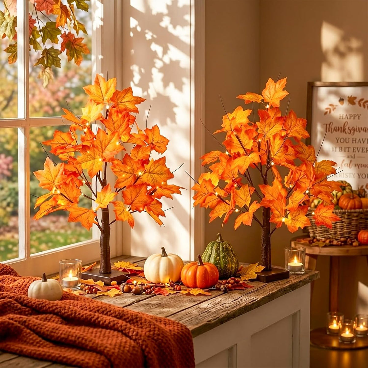 Fall Decorations for Home Fall Maple Tree Fall Decor Fall Trees