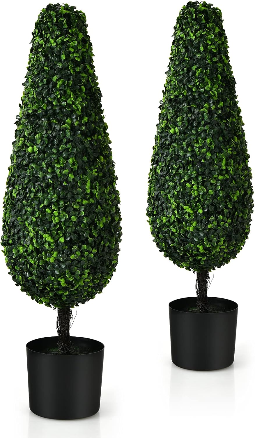BestComfort 6ft Artificial Wisteria Tree, Green, Plastic, Polyester, Wood - No Watering or Pruning Needed