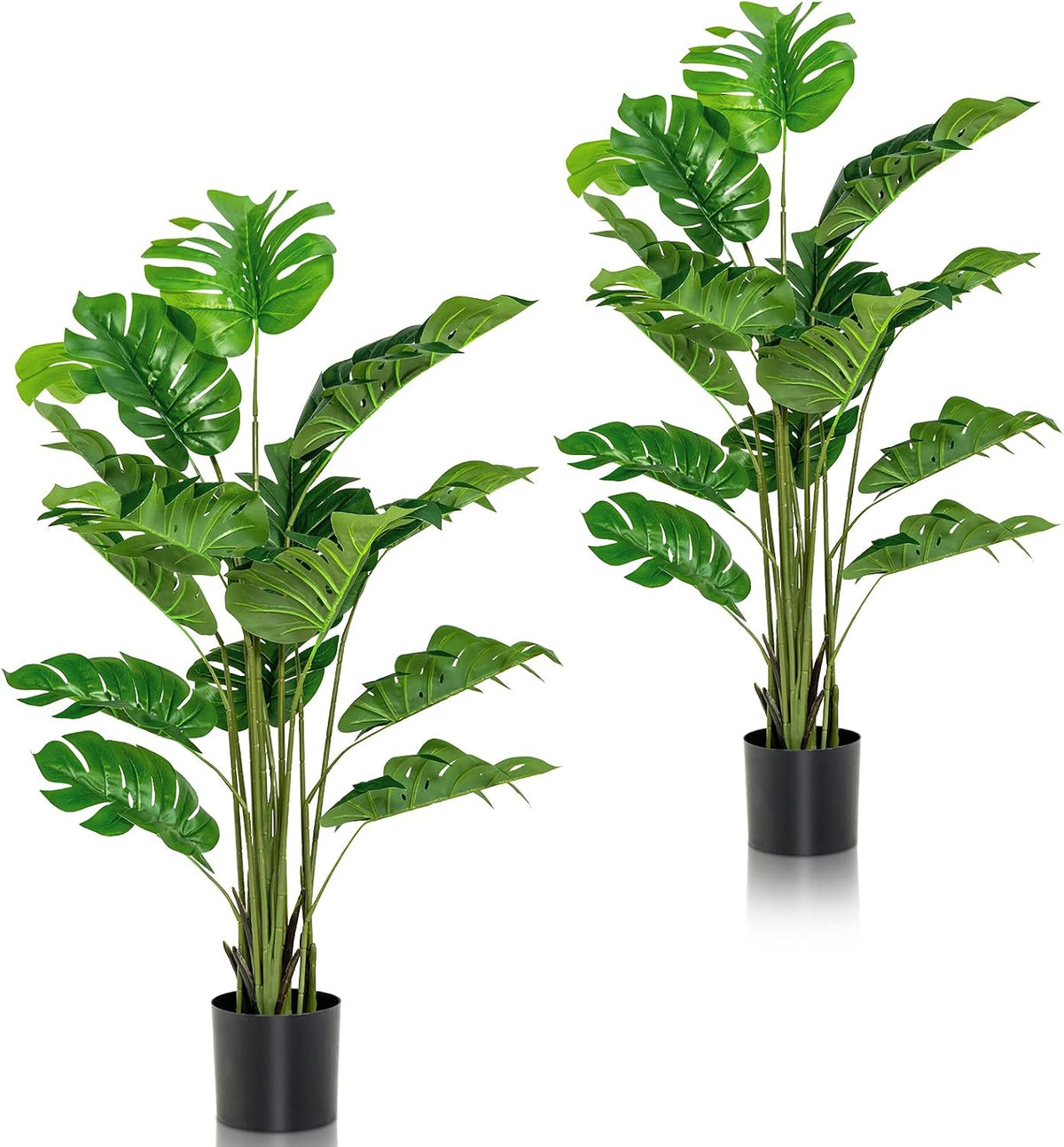 BestComfort 6ft Artificial Wisteria Tree, Green, Plastic, Polyester, Wood - No Watering or Pruning Needed