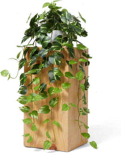 Artificial Plants Indoor in Pot - Green Fake Pothos Potted Home Decor 1 Pack