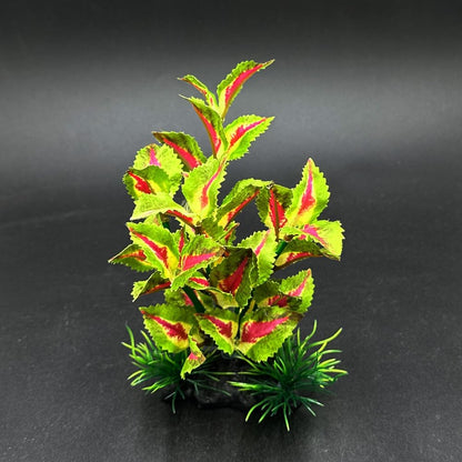 2pcs Set Aquarium Decor Plants Betta Fish Tank Decorations Soft Silk Artificial Plant Goldfish Waterscape Fish Hides Snake Tank/Reptiles Plants (Green-2pcs-Set)