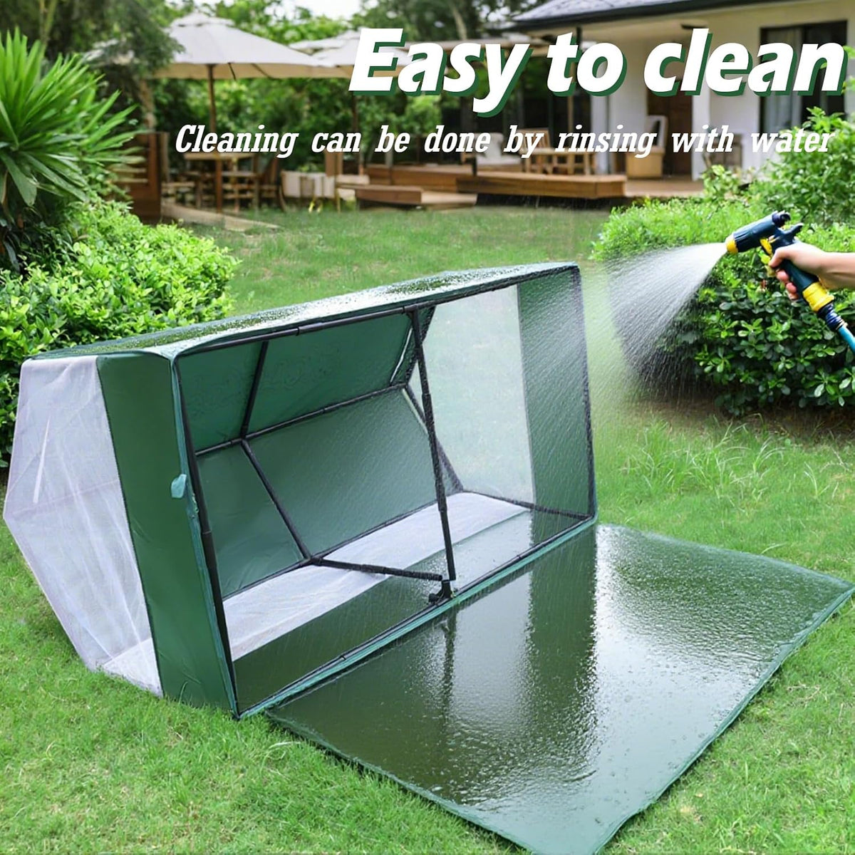 Small Animal Playpen,Rabbit Play Pen, Guinea Pig Cages for Indoor Outdoor,Portable Chicken Coop,Puppy Play Pen with Waterproof Floor for Guinea Pig,Chicken,Hamsters, Hedgehogs,Bunny, Green L