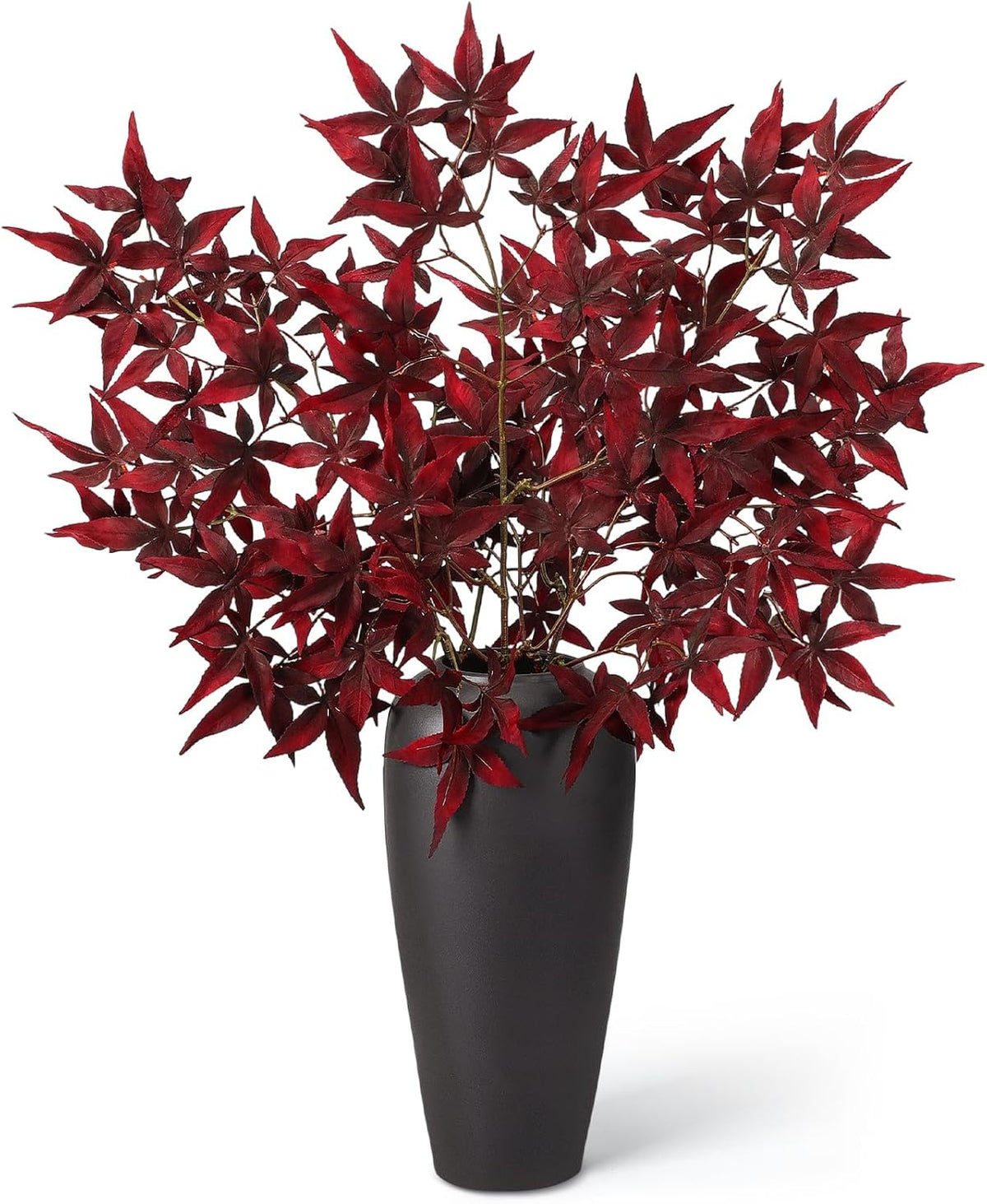 29" Fall Stem Leaf for Vase Artificial Japanese Maple,Orange Red