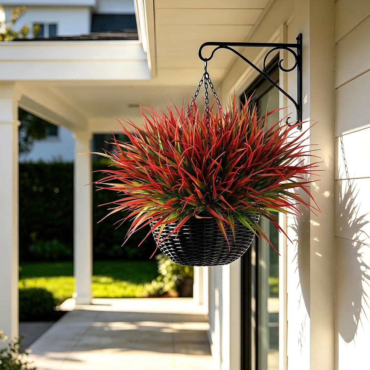 16PCS Artificial Fall Flowers for Outdoors, Fall Home Decorations