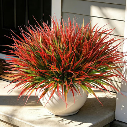 16PCS Artificial Fall Flowers for Outdoors, Fall Home Decorations