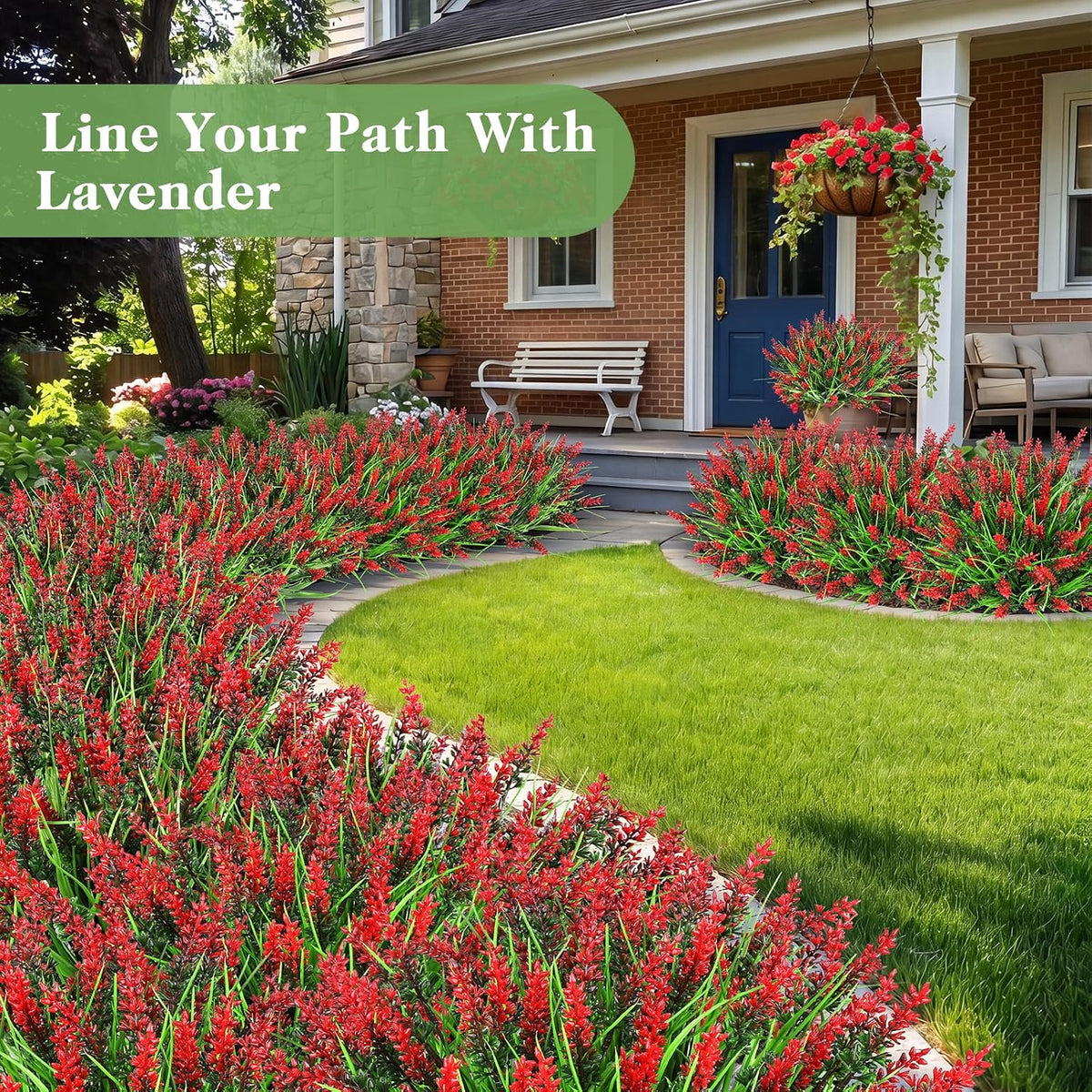 16PCS Artificial Fall Flowers for Outdoors, Fall Home Decorations