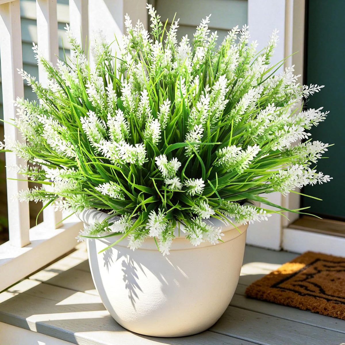 16PCS Artificial Fall Flowers for Outdoors, Fall Home Decorations