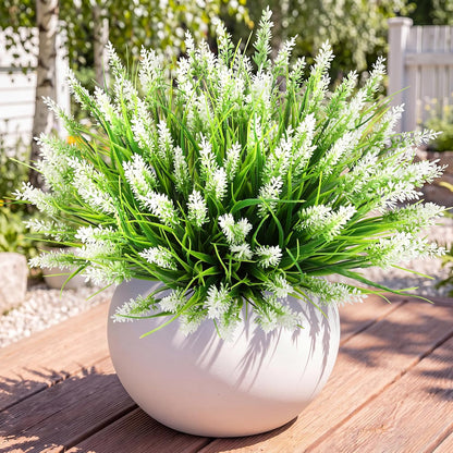 16PCS Artificial Fall Flowers for Outdoors, Fall Home Decorations