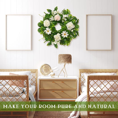 12 Pcs Artificial Monstera Leaf Vines 5.9 ft Fake Hanging Plant Ivy Tropical Palm Leaves Greenery Garland Monstera Faux Vine for Wedding Party Outdoor Decor Garden Porch Jungle Hawaiian Beach