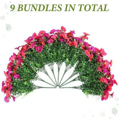 4 Packs Peonies Artificial Flowers Silk Pink Faux Peonies Bouquet | Fake Flower Arrangements Mixed Roses Hydrangea with Stems for Centerpiece Table Wedding Bridal Bouquets Home Decor