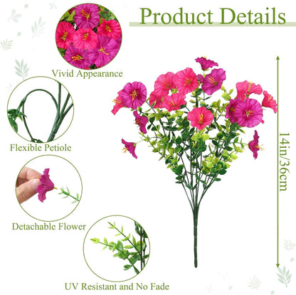 4 Packs Peonies Artificial Flowers Silk Pink Faux Peonies Bouquet | Fake Flower Arrangements Mixed Roses Hydrangea with Stems for Centerpiece Table Wedding Bridal Bouquets Home Decor