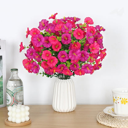4 Packs Peonies Artificial Flowers Silk Pink Faux Peonies Bouquet | Fake Flower Arrangements Mixed Roses Hydrangea with Stems for Centerpiece Table Wedding Bridal Bouquets Home Decor