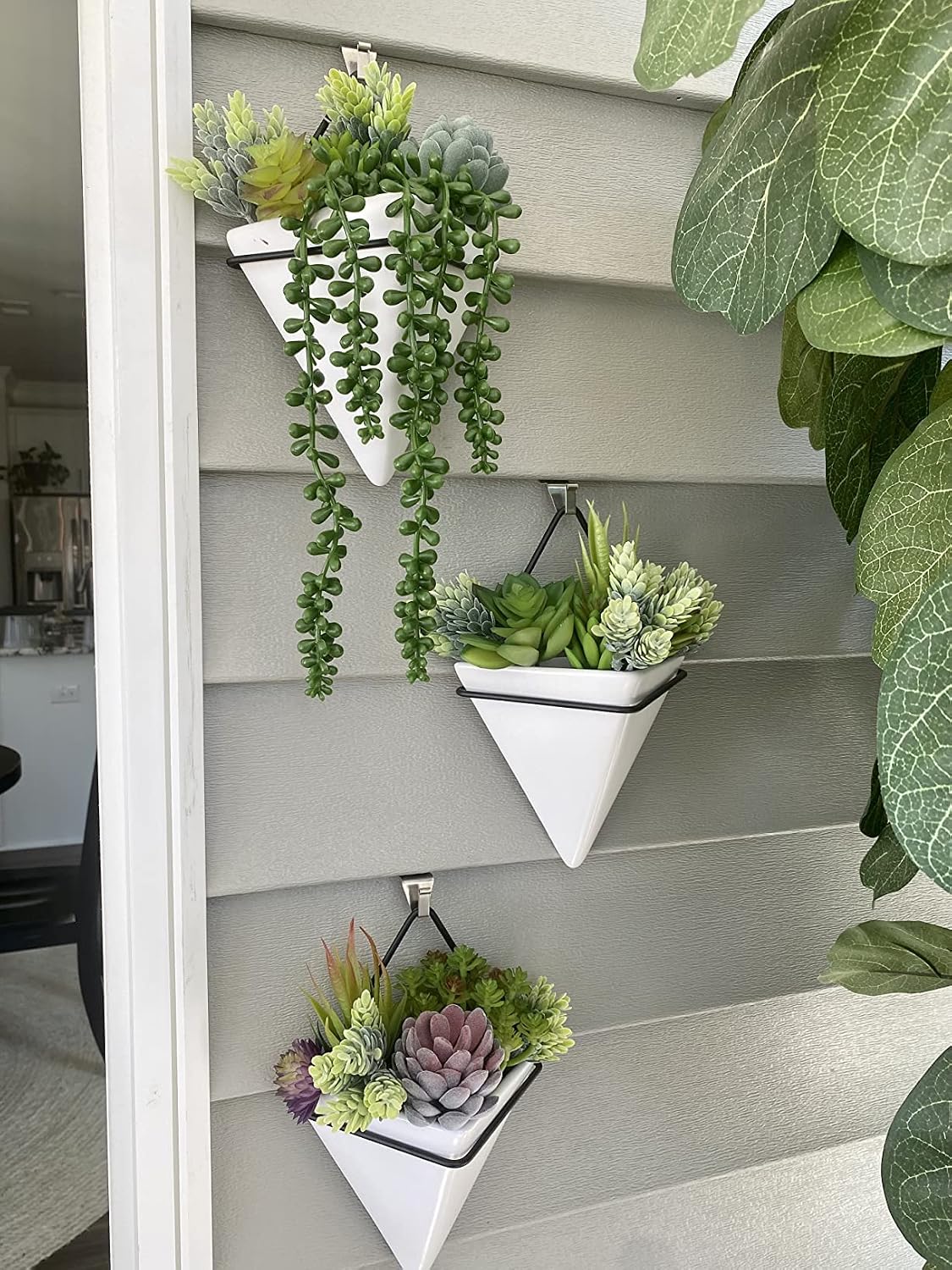 16pcs Fake Succulents, Artificial Succulent Plants for Outdoors | Premium Faux Succulents for Indoors & Outdoors, Crafting DIY Floral Decor for Home Garden Office Party, No Watering Needed
