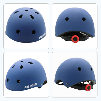 Kids Bike Skateboard Helmet Pad Set,Toddler Cyling Protective Gear Knee & Elbow Pads Wrist Guards for 5-8-10-12-14-16 Years Girls Boys Bicycle Scooter Roller Skate Inline Skating Rollerblading