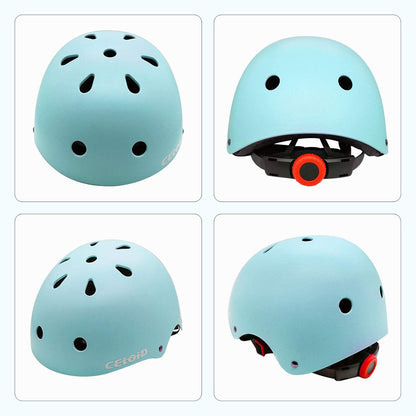 Kids Bike Skateboard Helmet Pad Set,Toddler Cyling Protective Gear Knee & Elbow Pads Wrist Guards for 5-8-10-12-14-16 Years Girls Boys Bicycle Scooter Roller Skate Inline Skating Rollerblading