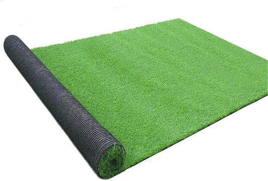 Artificial Turf Grass Lawn 5 FT x8 FT, Realistic Synthetic Mat, Indoor Outdoor Garden Landscape for Pets,Fake Faux Rug with Drainage Holes