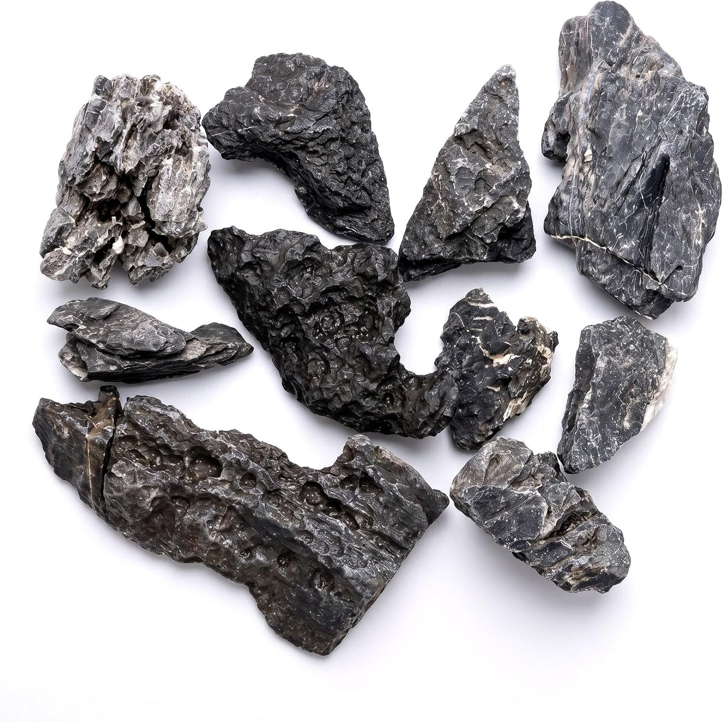 Dragon Stone Aquascaping Rocks, 1 lb (2-4"), Aquarium Stone Set | Beginner-friendly aquascaping • Easy layout building • Natural porous texture • Ideal for planted tanks