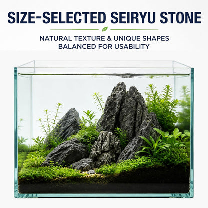 Dragon Stone Aquascaping Rocks, 1 lb (2-4"), Aquarium Stone Set | Beginner-friendly aquascaping • Easy layout building • Natural porous texture • Ideal for planted tanks