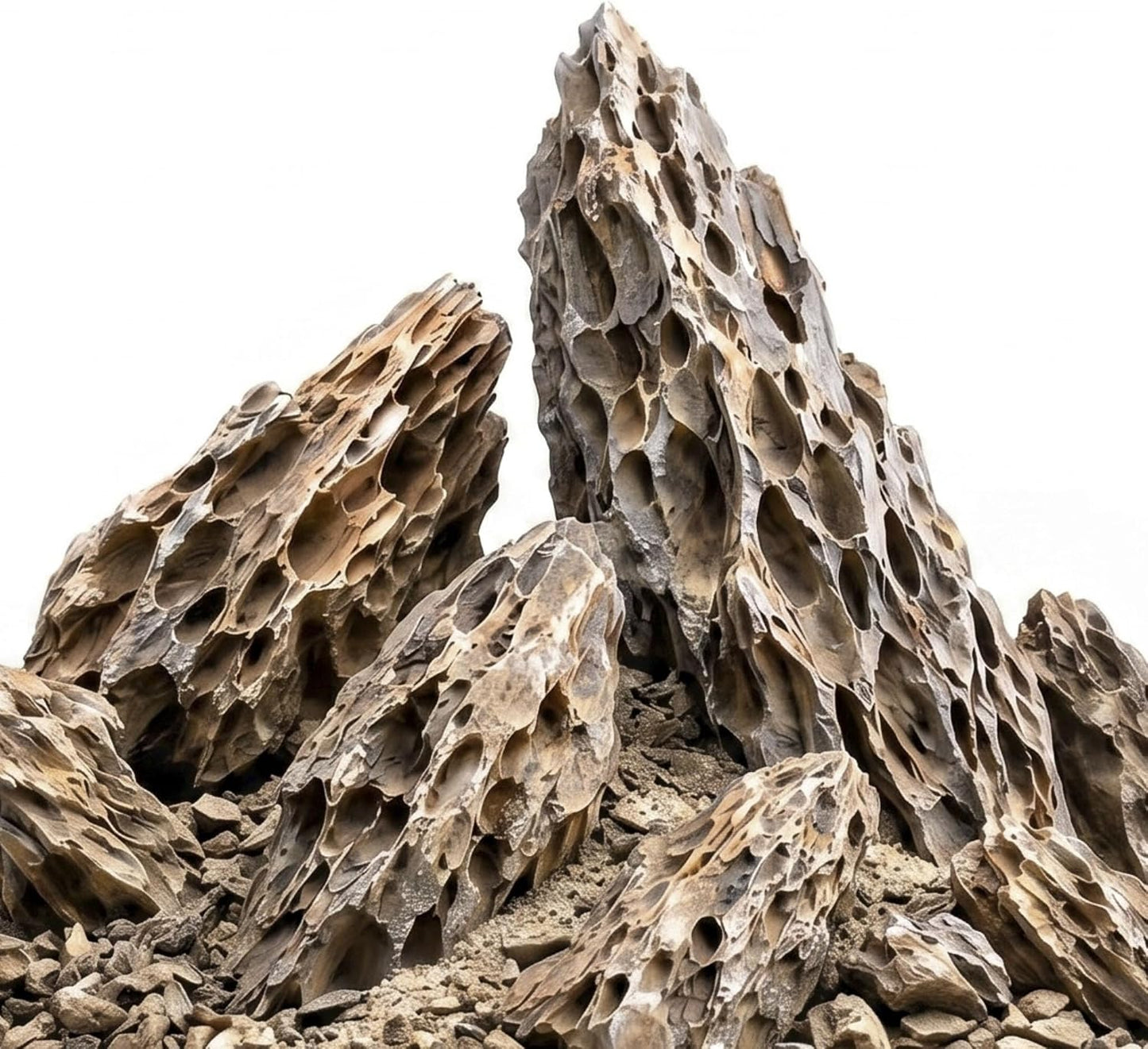 Dragon Stone Aquascaping Rocks, 1 lb (2-4"), Aquarium Stone Set | Beginner-friendly aquascaping • Easy layout building • Natural porous texture • Ideal for planted tanks
