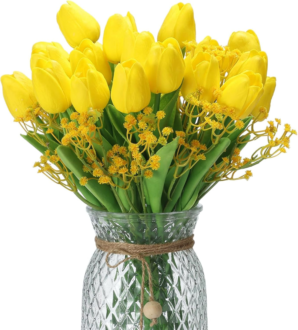 40PCS Tulip Artificial Flowers Babysbreath