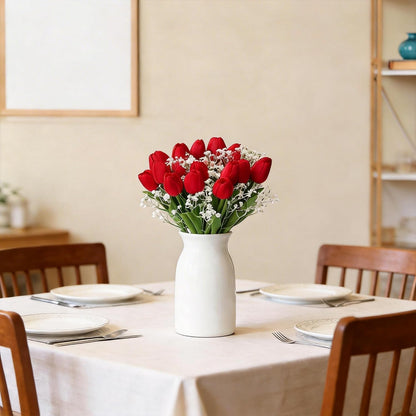 40PCS Tulip Artificial Flowers Babysbreath