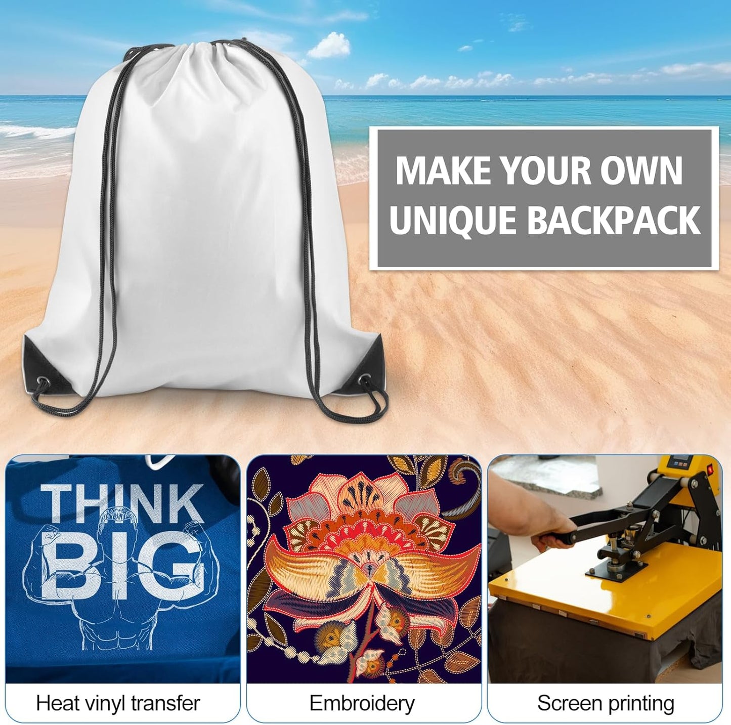 20Pcs Drawstring Backpack Bag Bulk Yellow Drawstring Bags String Backpack Sport Gym Sack Bags Foldable Storage Bag for Women Men Shopping Gym Travel Sports