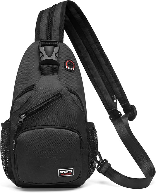 Convertible Sling Bag for Women Men Fit for 7.9" Tablet Yellow | Lightweight Mini Crossbody Backpack Daypack Anti-theft with Water Bottle Holder for Casual Travel Sport Hiking