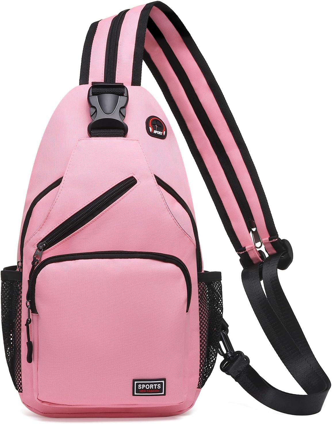Convertible Sling Bag for Women Men Fit for 7.9" Tablet Yellow | Lightweight Mini Crossbody Backpack Daypack Anti-theft with Water Bottle Holder for Casual Travel Sport Hiking