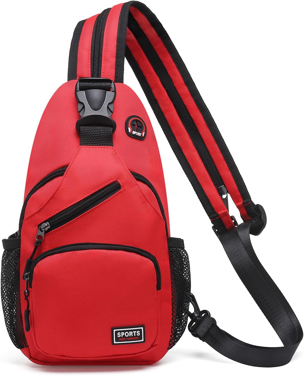 Convertible Sling Bag for Women Men Fit for 7.9" Tablet Yellow | Lightweight Mini Crossbody Backpack Daypack Anti-theft with Water Bottle Holder for Casual Travel Sport Hiking
