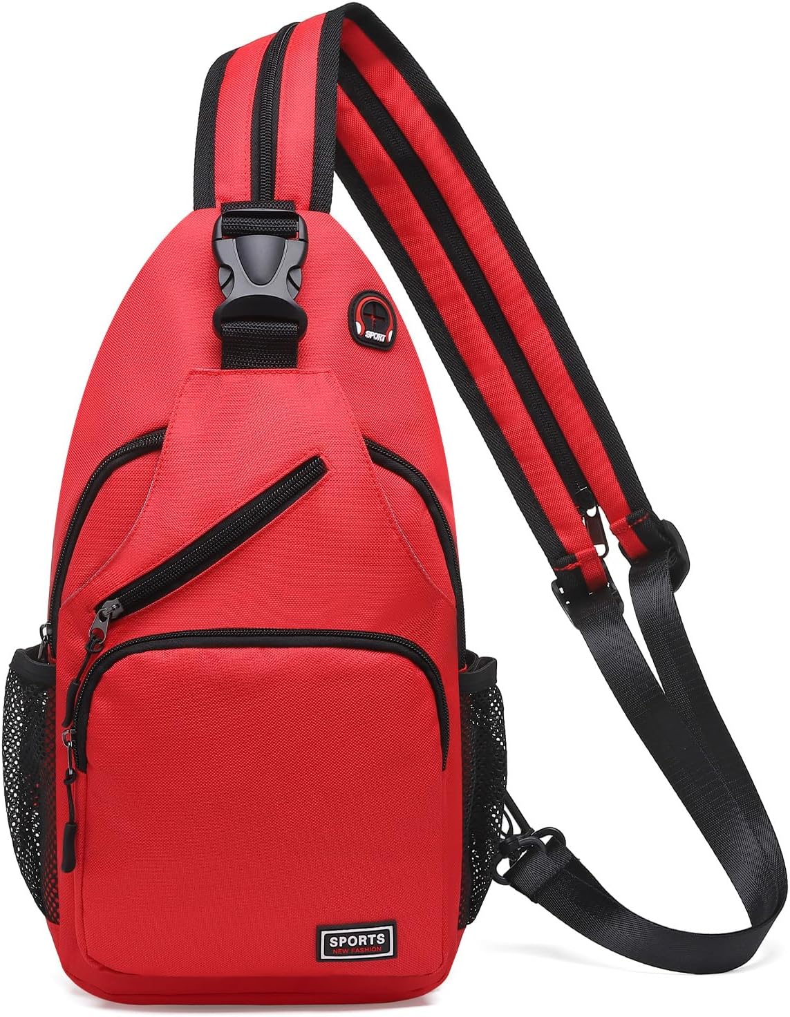 Convertible Sling Bag for Women Men Fit for 7.9" Tablet Yellow | Lightweight Mini Crossbody Backpack Daypack Anti-theft with Water Bottle Holder for Casual Travel Sport Hiking